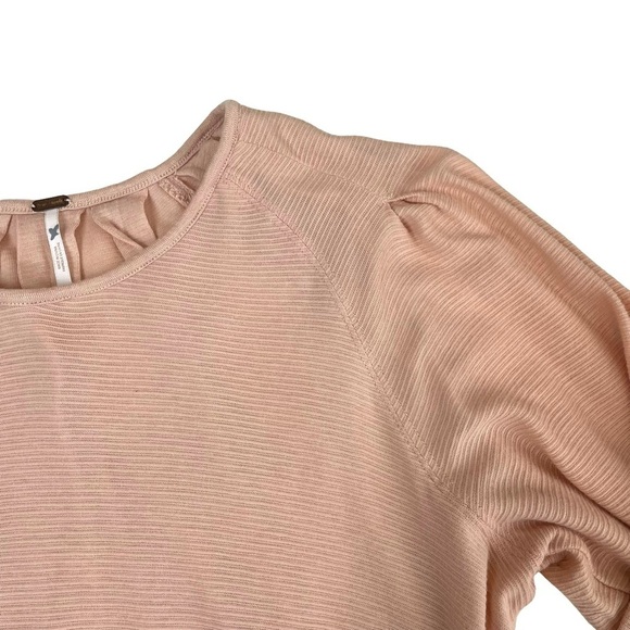 Free People Billie Lawy Pink Balloon Dolmam Sleeve Top - Picture 10 of 15